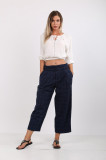 Pantaloni culottes in carouri Pull&amp;Bear, M