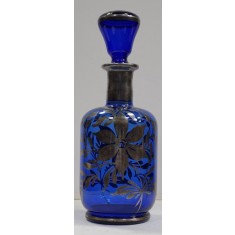 Clondir din sticla colorata in masa si argint coloidal, Bohemia, Secol XX