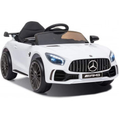 Masinuta electrica pentru copii 2-4 ani Mercedes-Benz AMG GT-R, 50W, 12V culoare alba