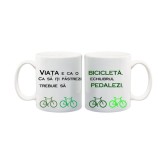 Cana alba personalizata, &quot;Echilibru&quot;, INOVATIX&reg;. 330ml