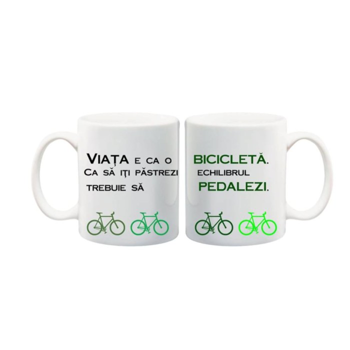 Cana alba personalizata, &quot;Echilibru&quot;, INOVATIX&reg;. 330ml