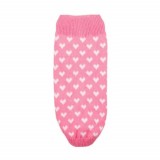 Cumpara ieftin Pulover tricotat Pufo pentru caini, model Hearty pink, M