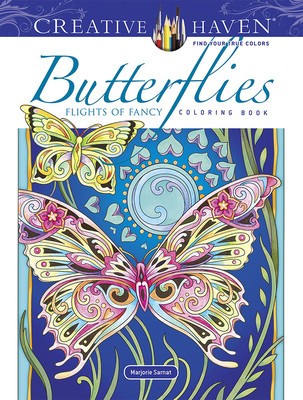 Creative Haven Butterflies Flights of Fancy Coloring Book foto
