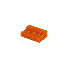 Conector pas semnal, 7 pini, pas pini 3.96mm, mama, TE Connectivity - 3-640426-7