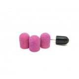 Set suport si 3 bucati smirghel rezerva pentru pila electrica, 10*15mm, lilac, granulatie 100
