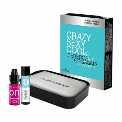 Ulei și loțiune stimulatoare - Sensuva Crazy Sexy Pleasure Kit foto