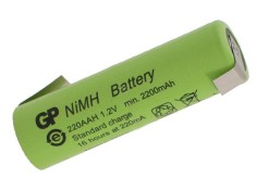 Accu.GP.R6 1.2V 2.2Ah Ni-MH lamele 220AAH