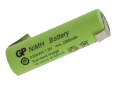Accu.GP.R6 1.2V 2.2Ah Ni-MH lamele 220AAH foto
