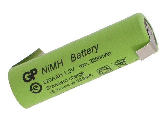 Accu.GP.R6 1.2V 2.2Ah Ni-MH lamele 220AAH