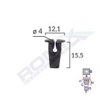 Clips Fixare Pentru Vw Skoda - Negru Set 10 Buc 134183 15506-RMX