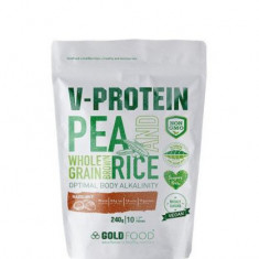 Pudra proteica V Protein cu alune de padure, 240g, Gold Nutrition