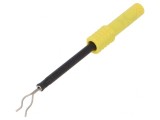 Terminal de măsurare galben 4mm 3m&Omega;