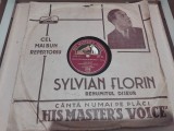 Disc patefon/gramofon Sylvian Florin - Vreau cobzarule sa-mi canti/Sarmana papusica