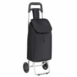 Cumpara ieftin Carucior pentru Cumparaturi, 35x28x92 cm, Negru, Suport cu Roti si Maner Ergonomic