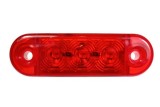 3 led Mini Lampi de marcaj laterale cu distanta Indicator Remorca camion Rosu Man Daf Scania Iveco 12/24v