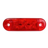 3 led Mini Lampi de marcaj laterale cu distanta Indicator Remorca camion Rosu Man Daf Scania Iveco 12/24v