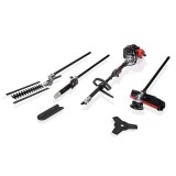 Cumpara ieftin Set motocoasa pe benzina 4 in 1 MFH3300-4P Scheppach 5904802907, 1.22 Cp