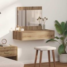 vidaXL Masă de Machiaj cu sertar Maro 83 x 40 x 70 cm Lemn compozit 865207