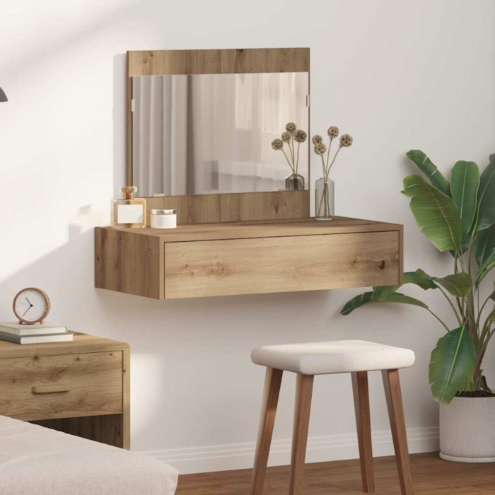 vidaXL Masă de Machiaj cu sertar Maro 83 x 40 x 70 cm Lemn compozit 865207