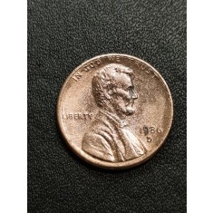 B 11 Moneda 1 Cent SUA 1986 D