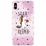 Husa silicon pentru Apple Iphone XS, Unicorn Star Keeper