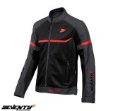 Cumpara ieftin Geaca (jacheta) barbati pentru scuter - motocicleta Racing vara Seventy model SD-JR30.1 Mojave culoare: negru/rosu Negru/rosu XXL