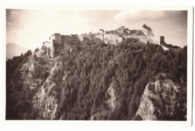 1531 - RASNOV, Brasov, Cetatea, Romania - old postcard, real PHOTO - unused 1937 foto