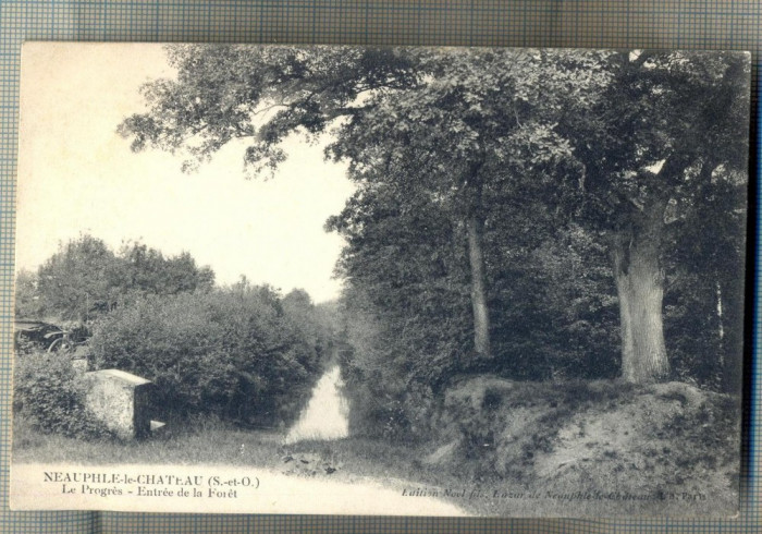 AD 35 C. P. VECHE - NEAUPHLE-LE-CHATEAU- (TRASURA)- CIRCULATA 1917 -FRANTA