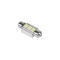 Bec LED 3x SMD5050 alb auto CANBUS 12V 1.5W 30lm T11 SV8.5 36mm Vipow