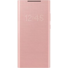 Husa Samsung Galaxy Note 20 N980 / Samsung Galaxy Note 20 5G N981, Led Wallet Cover, Bronz EF-NN980PAEGEU