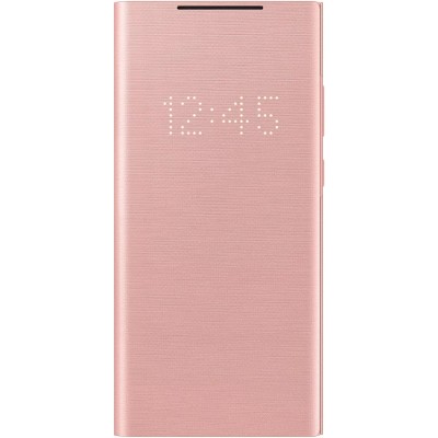 Husa Samsung Galaxy Note 20 N980 / Samsung Galaxy Note 20 5G N981, Led Wallet Cover, Bronz EF-NN980PAEGEU foto