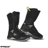 Cumpara ieftin Ghete (cizme) pentru scuter - motocicleta Adventure (Touring) Unisex Seventy model SD-BA6 Stelvio culoare: negru/galben fluor Negru/galben fluor 46
