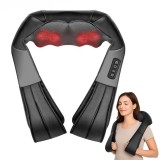 Aparat Profesional pentru Masaj JoyNest&reg; Perna Electrica 4D, Masaj Shiatsu cu Functie de Caldura Terapeutica si Vibromasaj, 8 Puncte de Masaj, 3 Vitez