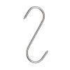 Carlig Inox Afumatoare Carne Macelarie IdeallStore&reg;, 17cm, Rezistent, Argintiu