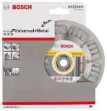 Bosch Disc diamantat Best universal si pentru metal 115x22.23x2.2mm ProAdvanced PowerfulTools