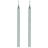 Proxxon 28212 - Set biaxuri diamantate sferice 1 mm tija 2.35 mm 2 bucati