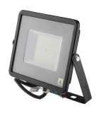 Reflector LED SMD Slim 50W 5750lm 6500K IP65 negru CIP SAMSUNG V-Tac