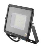 Reflector LED SMD Slim 50W 5750lm 6500K IP65 negru CIP SAMSUNG V-Tac SKU-21761, Vtac