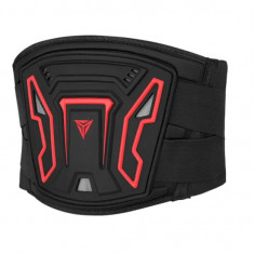 Centura de protectie Motowolf pentru motociclisti cu perna elastica si sistem de fixare reglabil, ideala pentru plimbarile pe motocicleta, Rosu