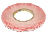 Bandă de Fixare Acrilică Transparentă 9mm x 33m