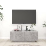 vidaXL Comodă TV, gri beton, 100x35x40 cm, PAL