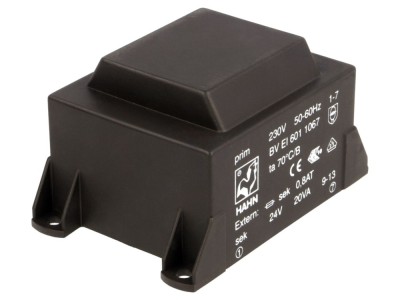 Transformator PCB &amp;icirc;ncapsulat 20VA 230VAC 24V foto