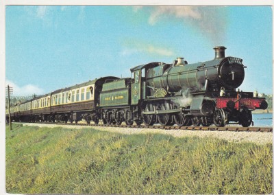 bnk cp Trenuri - GWR Manor Class 4-6-0 no 7827 Lydham Manor foto