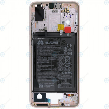 Huawei P20 (EML-L09, EML-L29) Capac mijloc + baterie aur roz 02351VTP foto