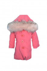Palton pentru fetite Umbo PSL2-R-1, Roz foto