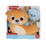 Fisher price jucarie senzoriala 2 in 1 tummy time vidra pentru bebelusi, Mattel