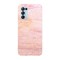 Husa compatibila cu Oppo A15s model Rose marble, Silicon, TPU, Viceversa