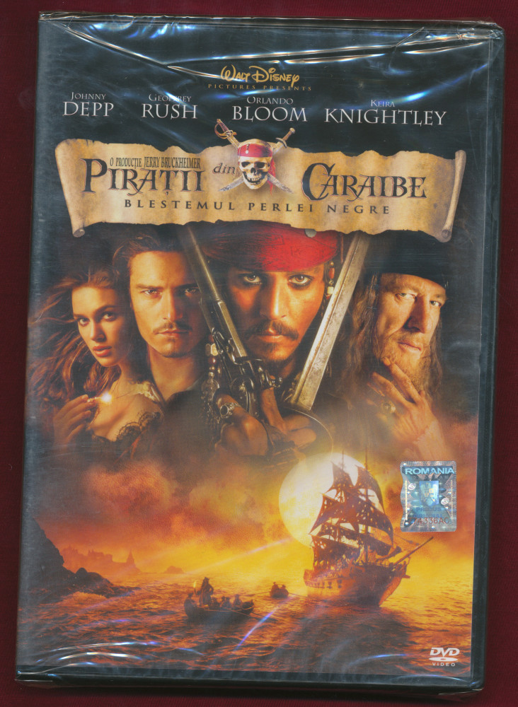 Piraţii din Caraibe : Blestemul perlei negre" - DVD sigilat., Romana,  disney pictures | Okazii.ro