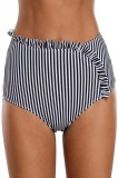 SW2019P-1122 Slip de baie cu volnase si talie inalta