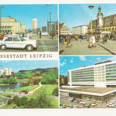 FS2 - Carte Postala - GERMANIA -Messestadt Leipzig, circulata 1973